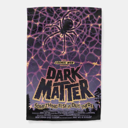 Spider Cosmic Web Halloween Galaxy of Horrors Garden Flag