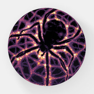 Spider Cosmic Web, Halloween Galaxy of Horrors Paperweight