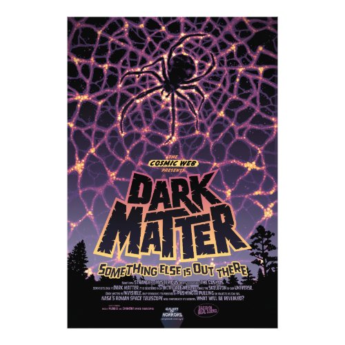 Spider Cosmic Web Halloween Galaxy of Horrors Photo Print
