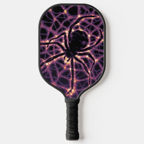 Spider Cosmic Web Halloween Galaxy of Horrors Pickleball Paddle