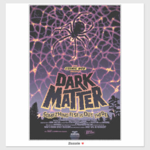 Spider Cosmic Web, Halloween Galaxy of Horrors Sticker