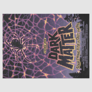Spider Cosmic Web, Halloween Galaxy of Horrors Tissue Paper