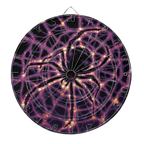 Spider Cosmic Web of Dark Matter Galaxy of Horrors Dart Board