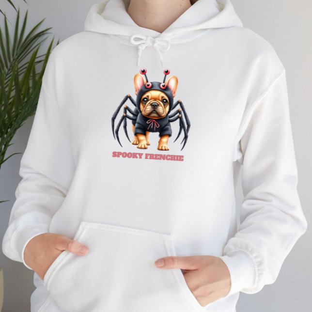 Spider Costume Frenchie Pup Halloween  Hoodie (Creator Uploaded)