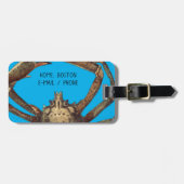 Spider Crabs Personalized Luggage Tags (Front Horizontal)