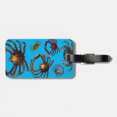 Spider Crabs Personalized Luggage Tags (Back Horizontal)