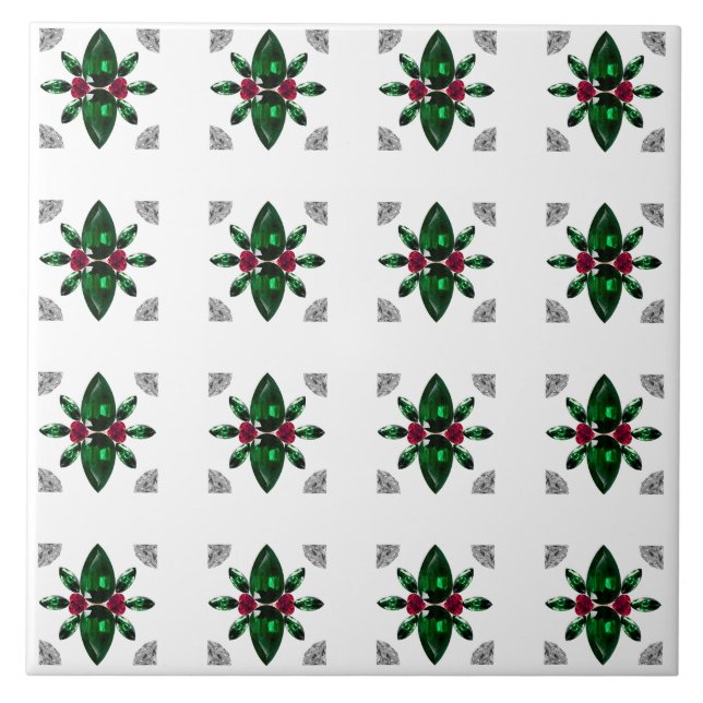 Spider Design Ceramic Tile (Front)