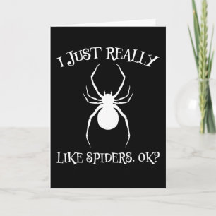 Spider Design Disgust Arachnid Cool Terrarium Gift Card