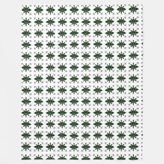 Spider Design Fleece Blanket (Front)