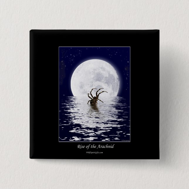 Spider Design Gifts Pinback Button (Front)