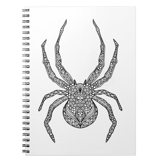 Spider Doodle Notebook (Front)
