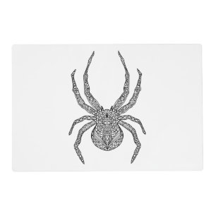 Spider Doodle Placemat