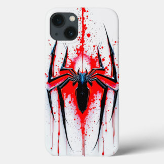 Spider Emblem: Artistic Red Splatter Case
