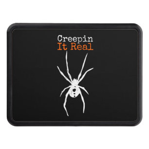 Spider G Funny Halloween Costume - Creepin It Real Hitch Cover