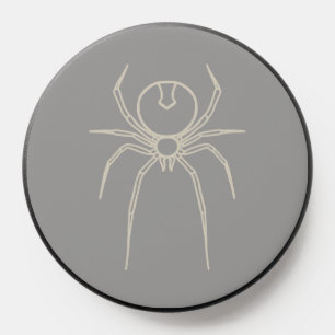 Spider - Ghost Grey and Bone White PopSocket