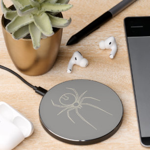 Spider - Ghost Grey and Bone White Wireless Charger