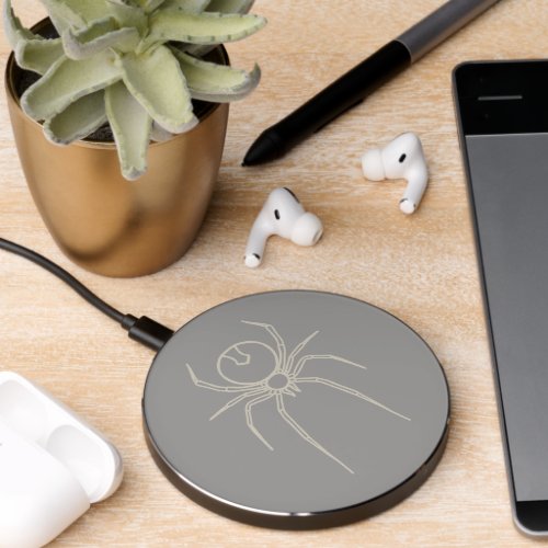 Spider _ Ghost Grey and Bone White Wireless Charger