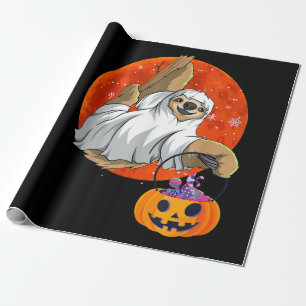 Spider Gift   Boo Halloween With Pumpkin Wrapping Paper