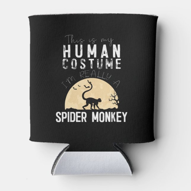 Spider Gift | Halloween Human Costume Spider Can Cooler (Front)