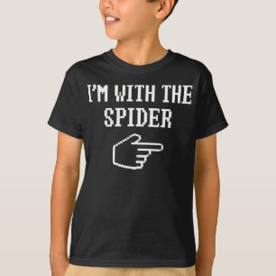 Spider Gift I'm With The Spider Costume Matching T-Shirt