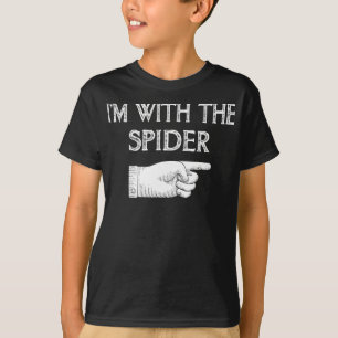 Spider Gift I'm With The Spider Costume Matching T-Shirt