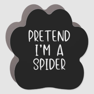Spider Gift  Pretend Spider Costume Halloween Lazy Car Magnet