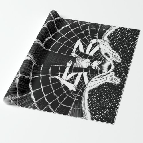 Spider Gift  Spider Lover Gift Wrapping Paper