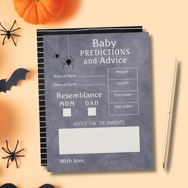 Spider Halloween Baby Shower Predictions & Advice (Spider Halloween Baby Shower Predictions & Advice)
