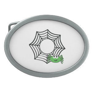 spider halloween belt buckle