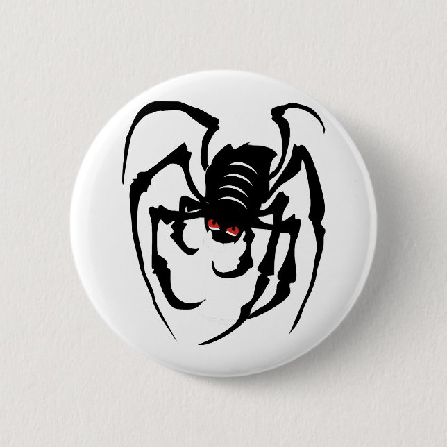 Spider Halloween Button (Front)