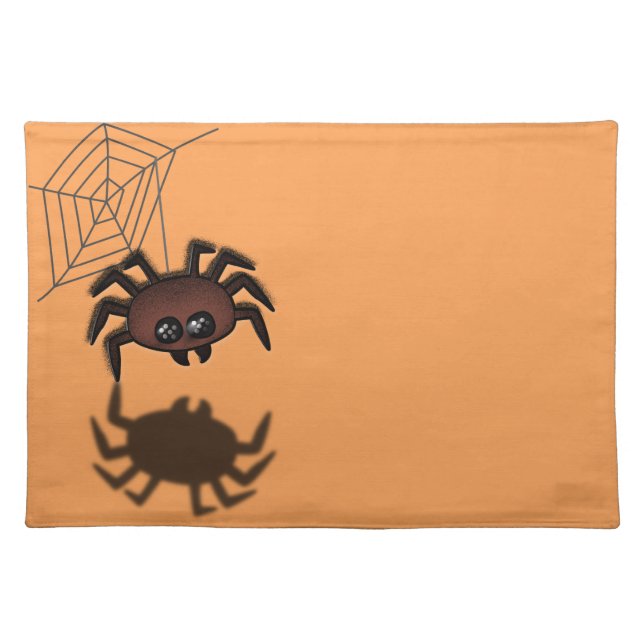 Spider Halloween Cloth Placemat (Front)