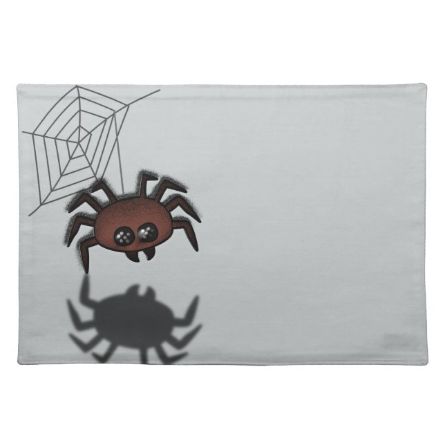 Spider Halloween Cloth Placemat (Front)