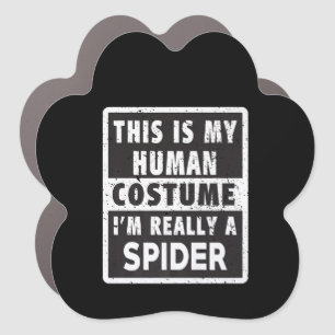 Spider Halloween Costume Funny Spider Costume Gift Car Magnet