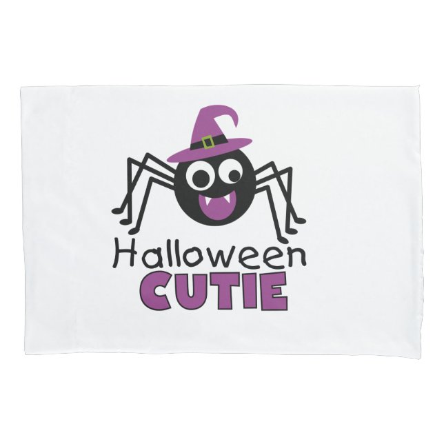 Spider Halloween Cutie Pillow Case (Front)