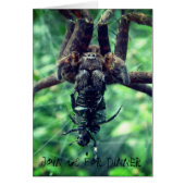 Spider Halloween Dinner Invitation (Front)