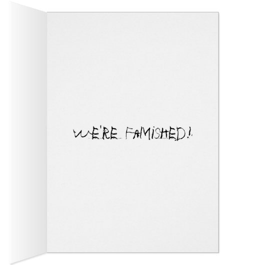 Spider Halloween Dinner Invitation (Inside (Right))