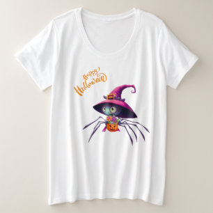 Spider/Halloween/fall/pumpkin Plus Size T-Shirt