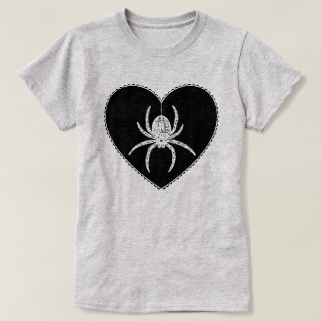 Spider Heart T-Shirt (Design Front)