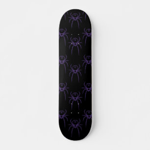 Spider in Purple and Black Skateboard