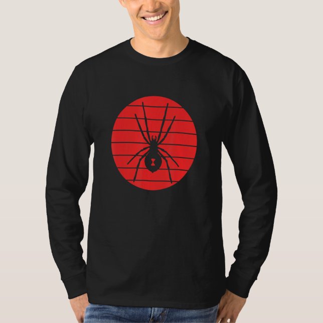 Spider in Red Circle T-Shirt (Front)