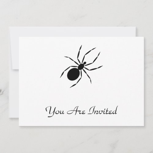 Spider Invitation