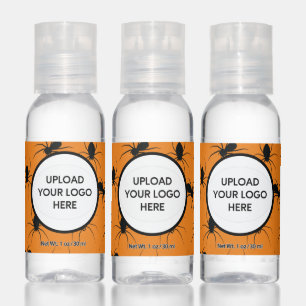 Spider Kids Halloween Business Name Logo Hand Sanitizer
