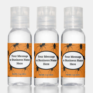Spider Kids Halloween Business Name Logo Hand Sanitizer