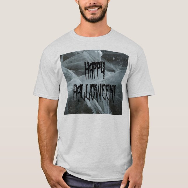 Spider Leg Halloween and Eerie Background Mens Tee (Front)