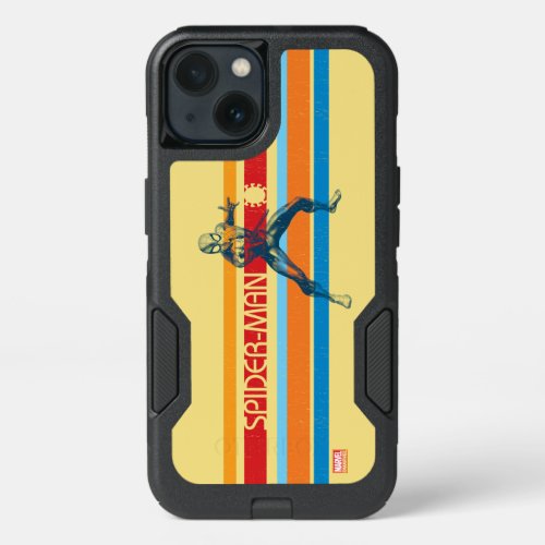 Spider_Man  70s Multi_Colored Bar Graphic iPhone 13 Case