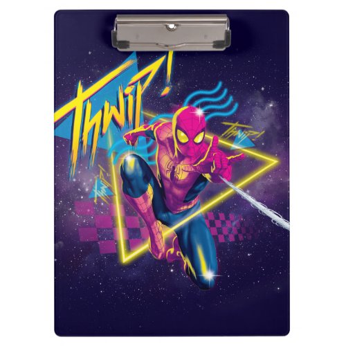 Spider_Man  80s Galactic Thwip Graphic Clipboard