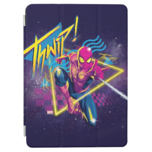 Spider_Man  80s Galactic Thwip Graphic iPad Air Cover