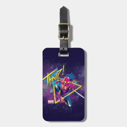 Spider_Man  80s Galactic Thwip Graphic Luggage Tag