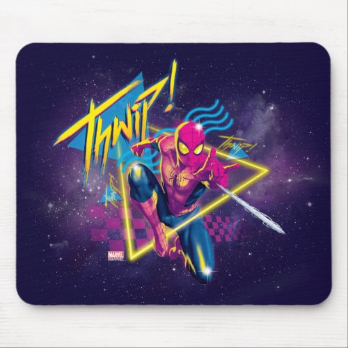 Spider_Man  80s Galactic Thwip Graphic Mouse Pad