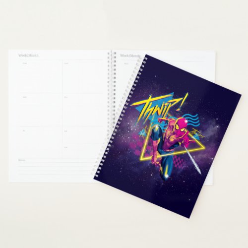 Spider_Man  80s Galactic Thwip Graphic Planner